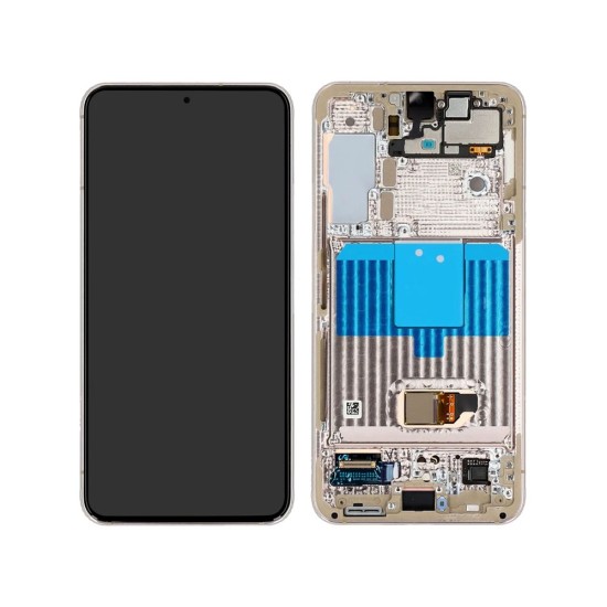 Touch+Display com Frame Samsung Galaxy S22 5G/S901 6,1" Service Pack (GH82-27520F/GH82-27521F) Violeta